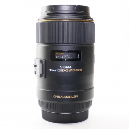 Used Sigma 105mm f2.8 DG EX OS Macro lens for Canon EOS Used Sigma 105mm f2.8 DG EX OS Macro lens for Canon EOS