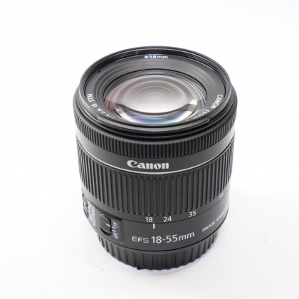 Used Canon EF-S 18-55mm 4-5.6 IS STM lens