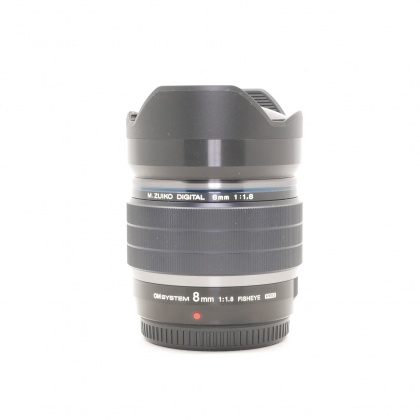 Used Olympus M.ZUIKO DIGITAL ED 8mm f1.8 Pro lens, black Used Olympus M.ZUIKO DIGITAL ED 8mm f1.8 Pro lens, black