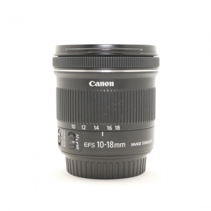 Used Canon EF-S 10-18mm f4.5-5.6 IS STM lens