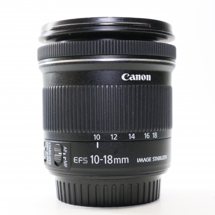 Used Canon EF-S 10-18mm f4.5-5.7 IS STM lens Used Canon EF-S 10-18mm f4.5-5.7 IS STM lens