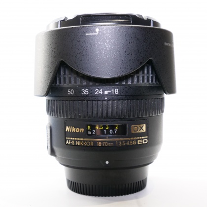 Used Nikon AF-S 18-70mm f3.5-4.5 G lens Used Nikon AF-S 18-70mm f3.5-4.5 G lens