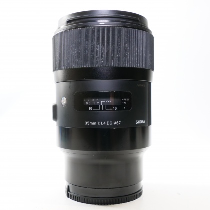 Used Sigma 35mm f1.4 DG DN Art lens for Sony FE Used Sigma 35mm f1.4 DG DN Art lens for Sony FE