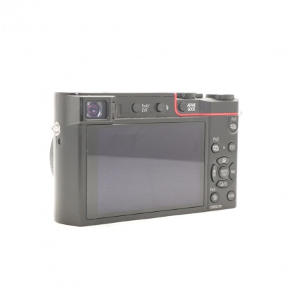 Used Panasonic Lumix TZ100 digital compact camera, red