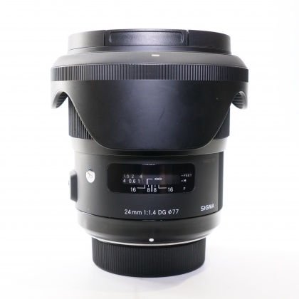 Used Sigma 24mm f1.4 DG HSM Art lens for Nikon Used Sigma 24mm f1.4 DG HSM Art lens for Nikon