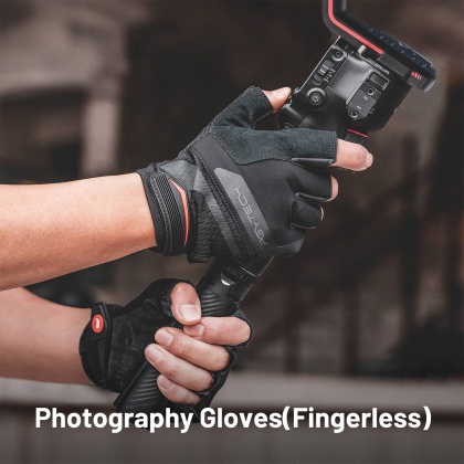 PGYTECH Photography Gloves, Fingerless L
