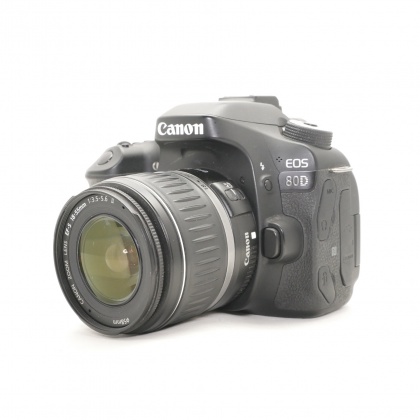 Used Canon EOS 80D DSLR with 18-55mm lens