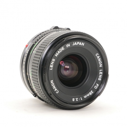 Used Canon FD 28mm f2.8 lens