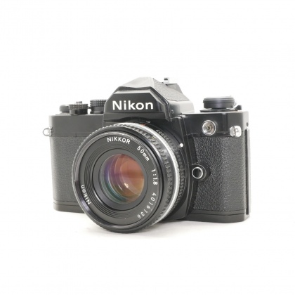 Used Nikon FM 35mm SLR with Nikkor 50mm f1.8 lens