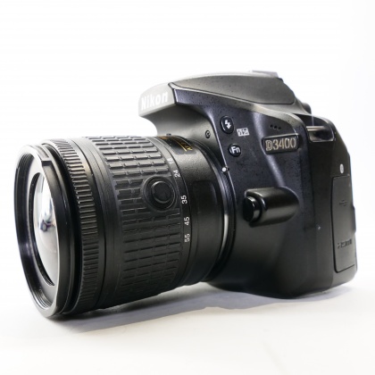 Used Nikon D3400 DSLR with 18-55 lens Used Nikon D3400 DSLR with 18-55 lens