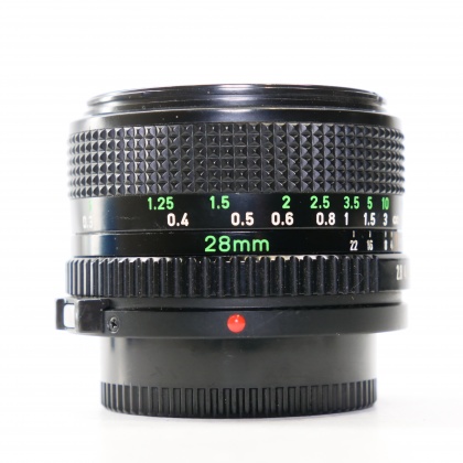 Used Canon FD 28mm f2.8 lens