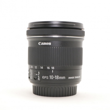 Used Canon EF-S 10-18mm f4.5-5.6 IS STM lens