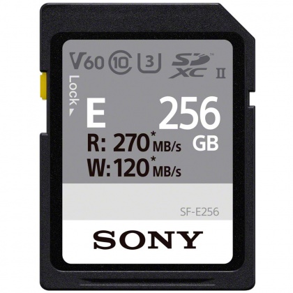 Sony 256GB SDXC UHS-II R270/W120MB/s V60
