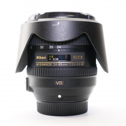 Used Nikon AF-S 24-85mm f3.5-4.5 G ED VR lens Used Nikon AF-S 24-85mm f3.5-4.5 G ED VR lens