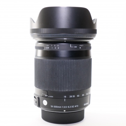 Used Sigma 18-300mm f3.5-6.3 DC OS Contemporary lens for Nikon Used Sigma 18-300mm f3.5-6.3 DC OS Contemporary lens for Nikon