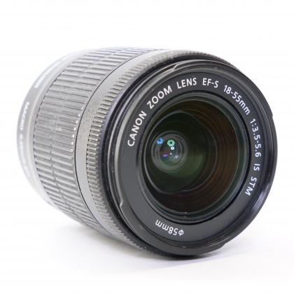 Used Canon EF-S 18-55mm f3.5-5.6 IS STM lens Used Canon EF-S 18-55mm f3.5-5.6 IS STM lens