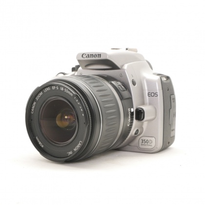 Used Canon EOS 350D DSLR with 18-55mm lens Used Canon EOS 350D DSLR with 18-55mm lens