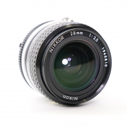 Used Nikon Nikkor 28mm f3.5 AI lens Used Nikon Nikkor 28mm f3.5 AI lens