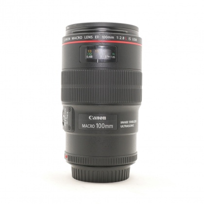 Used Canon EF 100mm f2.8 Macro L IS USM lens Used Canon EF 100mm f2.8 Macro L IS USM lens