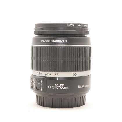 Used Canon EF-S 18-55mm f3.5-5.6 IS lens Used Canon EF-S 18-55mm f3.5-5.6 IS lens
