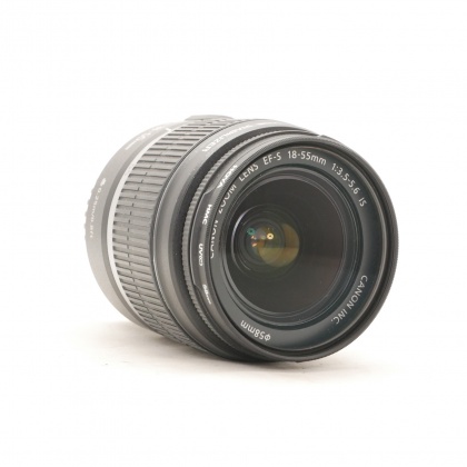 Used Canon EF-S 18-55mm f3.5-5.6 IS lens Used Canon EF-S 18-55mm f3.5-5.6 IS lens