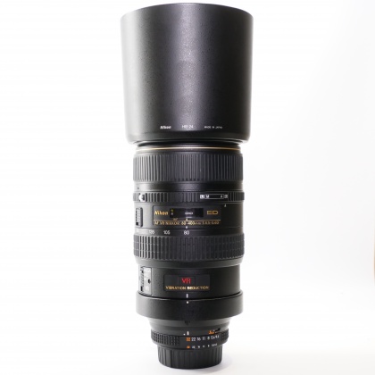 Used Nikon AF 80-400mm f4.5-5.6 D ED VR lens Used Nikon AF 80-400mm f4.5-5.6 D ED VR lens