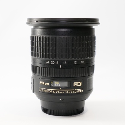Used Nikon AF-S DX 10-24mm f3.54.5 G IF-ED lens Used Nikon AF-S DX 10-24mm f3.54.5 G IF-ED lens