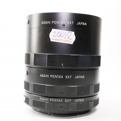 Used Pentax 67 extension tube set Used Pentax 67 extension tube set