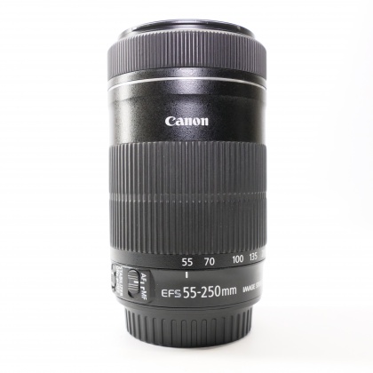 Used Canon EF-S 55-250mm f4-5.6 IS STM lens Used Canon EF-S 55-250mm f4-5.6 IS STM lens