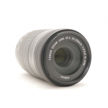 Used Canon EF-S 55-250mm f4.5-5.6 IS STM lens Used Canon EF-S 55-250mm f4.5-5.6 IS STM lens