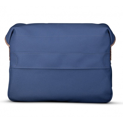 Billingham Icon Shoulder Bag, Navy Fibrenyte-Chocolate Trim Billingham Icon Shoulder Bag, Navy Fibrenyte-Chocolate Trim