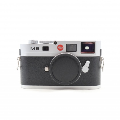 Used Leica M8 Chrome Mirrorless rangefinder body (10702)