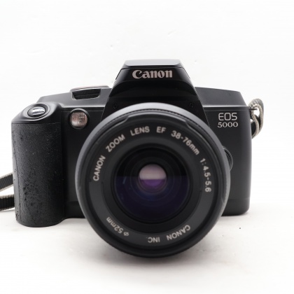 Used Canon EOS 5000 35mm SLR with 37-76mm lens Used Canon EOS 5000 35mm SLR with 37-76mm lens