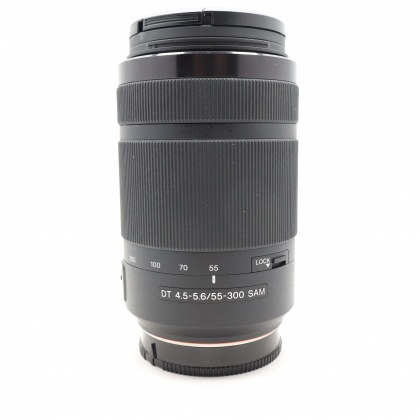 Used Sony DT 55-300mm f4-5.6 SAM lens for Sony A series