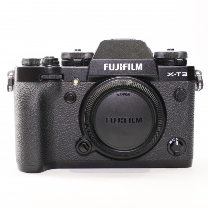 Used Fujifilm X-T3 Mirrorless camera body, Black