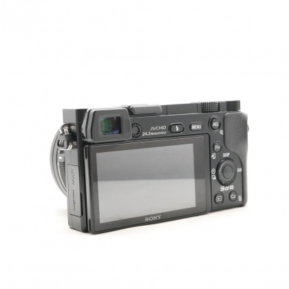 Used Sony Alpha A6000 Mirrorless camera, Black with 16-50mm Lens