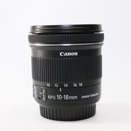 Used Canon EF-S 10-18mm f4.5-5.6 IS STM lens Used Canon EF-S 10-18mm f4.5-5.6 IS STM lens