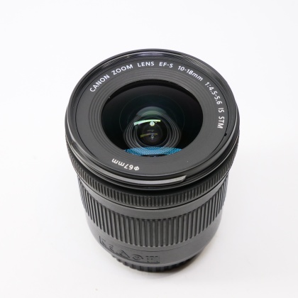 Used Canon EF-S 10-18mm f4.5-5.6 IS STM lens Used Canon EF-S 10-18mm f4.5-5.6 IS STM lens