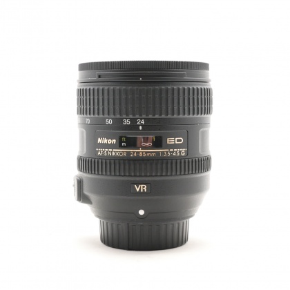 Used Nikon AF-S 24-85mm f3.5-4.5 G ED VR lens Used Nikon AF-S 24-85mm f3.5-4.5 G ED VR lens