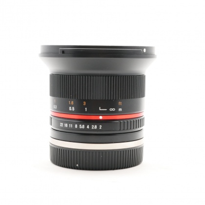 Used Samyang 12mm f2.0 NCS CS Lens for Sony FE