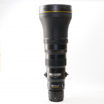 Used Nikon NIKKOR Z 800mm f6.3 VR S lens Used Nikon NIKKOR Z 800mm f6.3 VR S lens