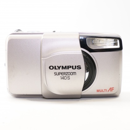 Used Olympus Superzoom 140S 35mm compact camera Used Olympus Superzoom 140S 35mm compact camera