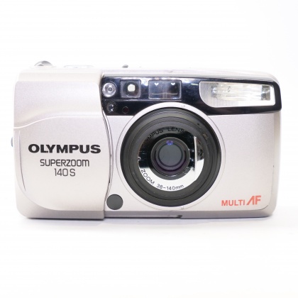 Used Olympus Superzoom 140S 35mm compact camera Used Olympus Superzoom 140S 35mm compact camera