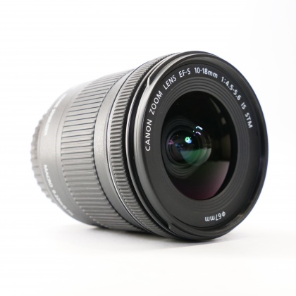 Used Canon EF-S 10-18mm f4.5-5.6 IS STM lens