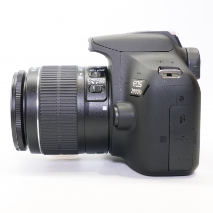 Used Canon EOS 2000D DSLR with 18-55mm IS II lens