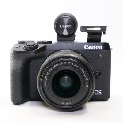 Used Canon EOS M6 MkII Mirrorless camera with 15-45mm lens Used Canon EOS M6 MkII Mirrorless camera with 15-45mm lens