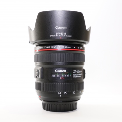 Used Canon EF 24-70mm f4L IS USM Lens Used Canon EF 24-70mm f4L IS USM Lens