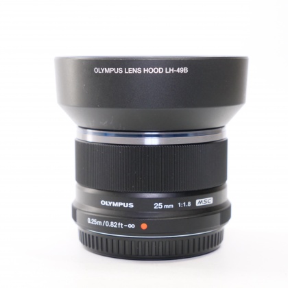 Used Olympus M.Zuiko 25mm f1.8 lens