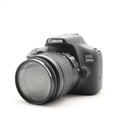 Used Canon EOS 2000D DSLR with 18-55mm IS II Lens Used Canon EOS 2000D DSLR with 18-55mm IS II Lens