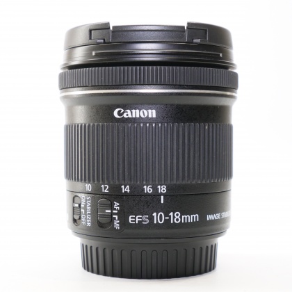 Used Canon EF-S 10-18mm f4.5-5.6 IS STM lens